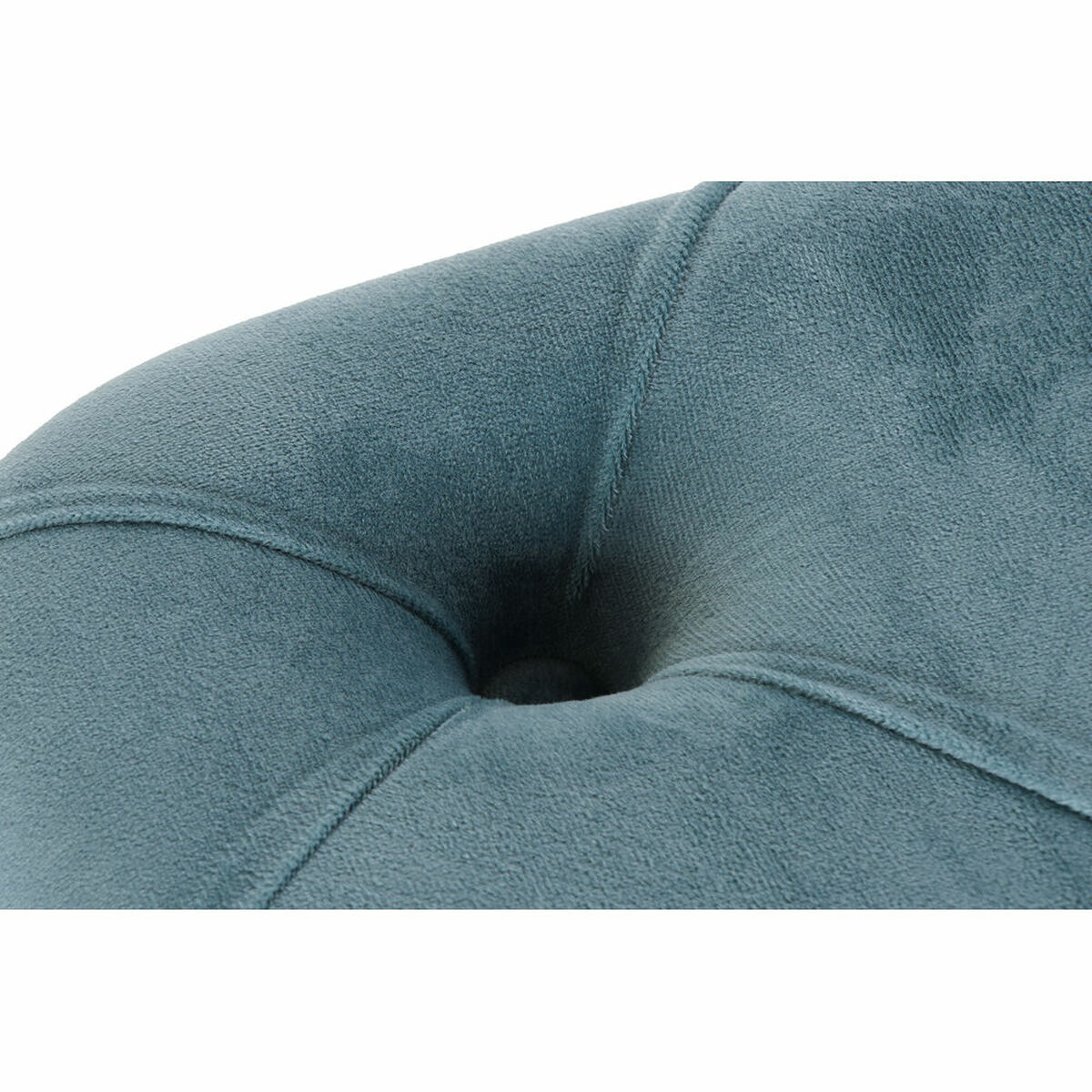 Sittpall DKD Home Decor   Blå Polyester Sammet Trä MDF (88 x 53 x 48 cm)
